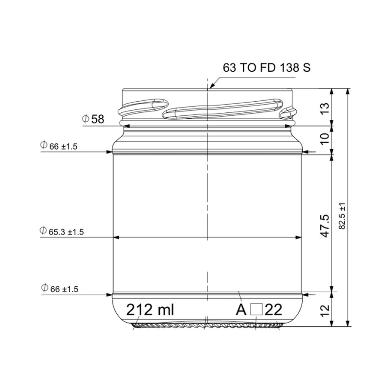 Tegla 212ml STANDARD Slika 2