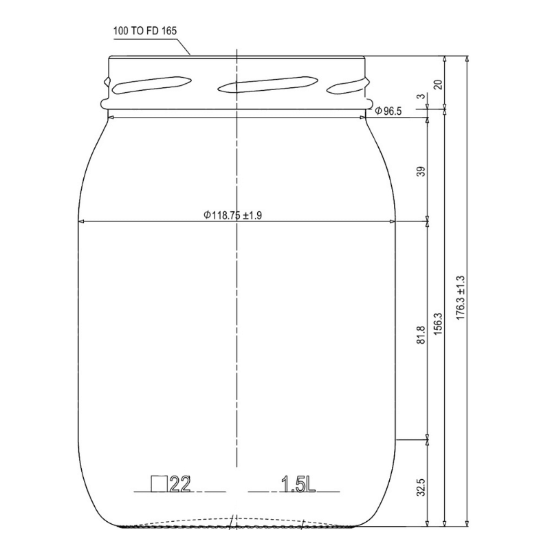 Tegla 1.5L STANDARD Slika 2