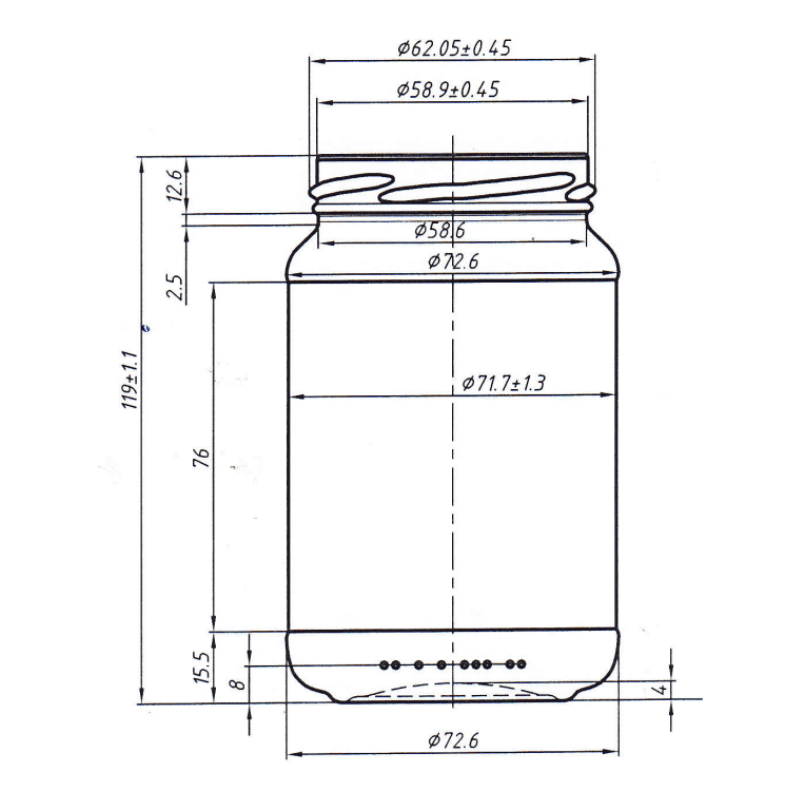 Tegla 370ml VASO Slika 2